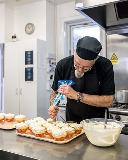 Our Head Cook making preparations